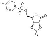 5-(对甲苯磺酰基)-2,3-O-异丙亚基-2-C-甲基-D-核糖酸-gamma-内酯分子式结构图