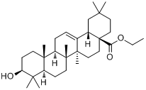 齐墩果酸乙酯分子式结构图