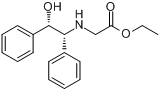 2-((1R,2S)-2-羟基-1,2-二苯基乙基氨基)乙酸乙酯分子式结构图