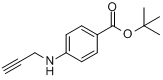 4-(2-丙炔氨基)苯甲酸叔丁酯分子式结构图