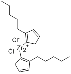 双(戊基环戊二烯)二氯化锆分子式结构图