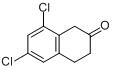 6,8-二氯-3,4-二氢-1H-2-萘酮分子式结构图
