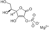 维生素C磷酸酯镁;抗坏血酸磷酸酯镁盐分子式结构图