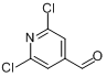2,6-二氯吡啶-4-甲醛分子式结构图