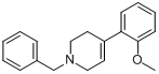 1-苄基-4-(2-甲氧基苯基)四氢吡啶分子式结构图