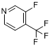 3-氟-4-(三氟甲基)吡啶分子式结构图