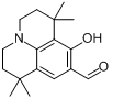 9-醛基-8-羟基-1,1,7,7-四甲基久洛尼定分子式结构图