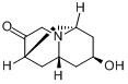 内-六氢-8-羟基-2,6-亚甲基-2H-喹嗪-3(4H)-酮分子式结构图