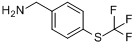 4-三氟甲硫基苄胺;对三氟甲硫基苄胺分子式结构图