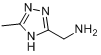 5-甲基-3-氨甲基-1H-1,2,4-三唑分子式结构图