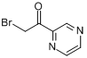 2-溴-1-(2-吡嗪基)乙酮分子式结构图