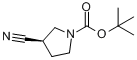 (R)-1-Boc-3-氰基吡咯烷;(R)-N-叔丁氧羰基-3-氰基吡咯烷分子式结构图