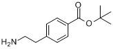 4-(2-氨基乙基)苯甲酸叔丁酯分子式结构图