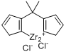 异丙亚基双(环戊二烯)二氯化锆分子式结构图