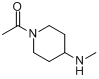 N-1-乙酰基-4-甲胺基哌啶分子式结构图