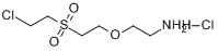 2-氯乙基砜乙氧基乙胺盐酸盐分子式结构图