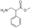 2-苯基-3-氨基丙酸甲酯分子式结构图