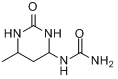 (6-甲基-2-氧代-4-六氢-嘧啶基)脲分子式结构图
