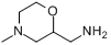 4-甲基吗啉-2-甲胺分子式结构图