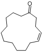 (Z)-4-环十五烯-1-酮分子式结构图