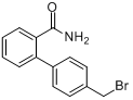 4'-(溴甲基)联苯-2-甲酰胺分子式结构图