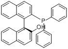 R-1,1'-联萘-2'-羟基-2-二苯膦分子式结构图