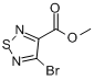 4-溴-1,2,5-噻二唑-3-甲酸甲酯分子式结构图