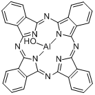 (SP-5-12)-羟基[29H,31H-酞菁根合-κN29,κN30,κN31,κN32]-铝分子式结构图