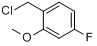 2-甲氧基-4-氟苄氯分子式结构图