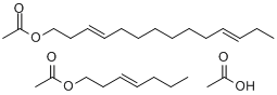 (E)-3-庚烯-1-醇乙酸酯分子式结构图