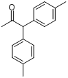 1,1-双(4-甲基苯基)-2-丙酮分子式结构图