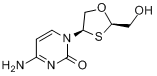 阿立他滨;阿普瑞西他滨;4-氨基-1-[(2R,4R)-2-(羟甲基)-1,3-氧硫杂环戊-4-基]-2(1H)-嘧啶酮分子式结构图