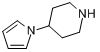 4-吡咯哌啶;4-(1H-吡咯-1-基)哌啶分子式结构图