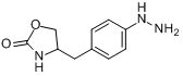 4-(4-肼基苄基)-2-噁唑烷酮分子式结构图