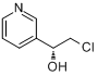 (R)-1-(3-吡啶基)-2-氯乙醇分子式结构图