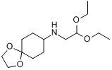 N-(4-亚乙基二氧环己烷)-1-氨基-2,2-二乙氧基乙烷分子式结构图