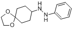 N-((4-亚乙基二氧)环己基)-N'-苯肼分子式结构图