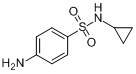 N-环丙基-4-氨基苯磺酰胺分子式结构图