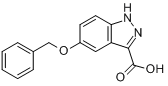 5-苄氧基-1H-吲唑-3-羧酸分子式结构图