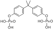 四苯基双酚A二磷酸酯;双酚A双(二苯基磷酸酯);BDP分子式结构图