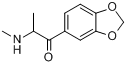 2-甲基氨基-1-(3,4-亚甲二氧苯基)-1-丙酮分子式结构图