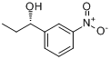 (S)-1-(3-硝基苯基)丙醇分子式结构图