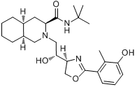 (3S,4aS,8aS)-2-[(2R)-2-[(4S)-2-[3-羟基-2-甲基苯基]-4,5-二氢恶唑-4-基]-2-羟乙基]十氢异喹啉-3-甲酸叔丁分子式结构图