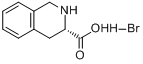 (S)-1,2,3,4-四氢-3-异喹啉羧酸氢溴酸盐分子式结构图