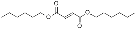 (2E)-2-丁烯二酸二己酯分子式结构图