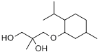 3-(L-薄荷氧基)-2-甲基-1,2-丙二醇分子式结构图