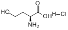 L-高丝氨酸盐酸盐分子式结构图