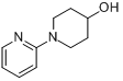 1-(吡啶-2-基)哌啶-4-醇分子式结构图