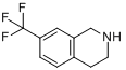 7-(三氟甲基)-1,2,3,4-四氢异喹啉分子式结构图