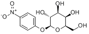 4-硝基苯-beta-D-半乳糖苷分子式结构图